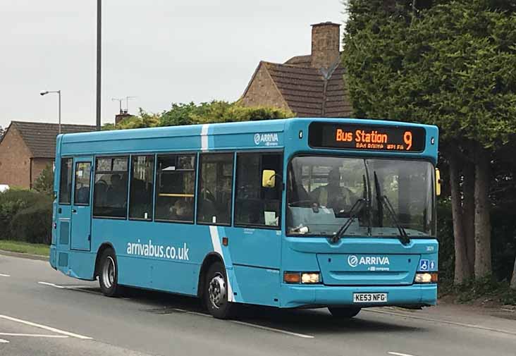 Arriva the Shires Transbus MPD Pointer Dart 3829